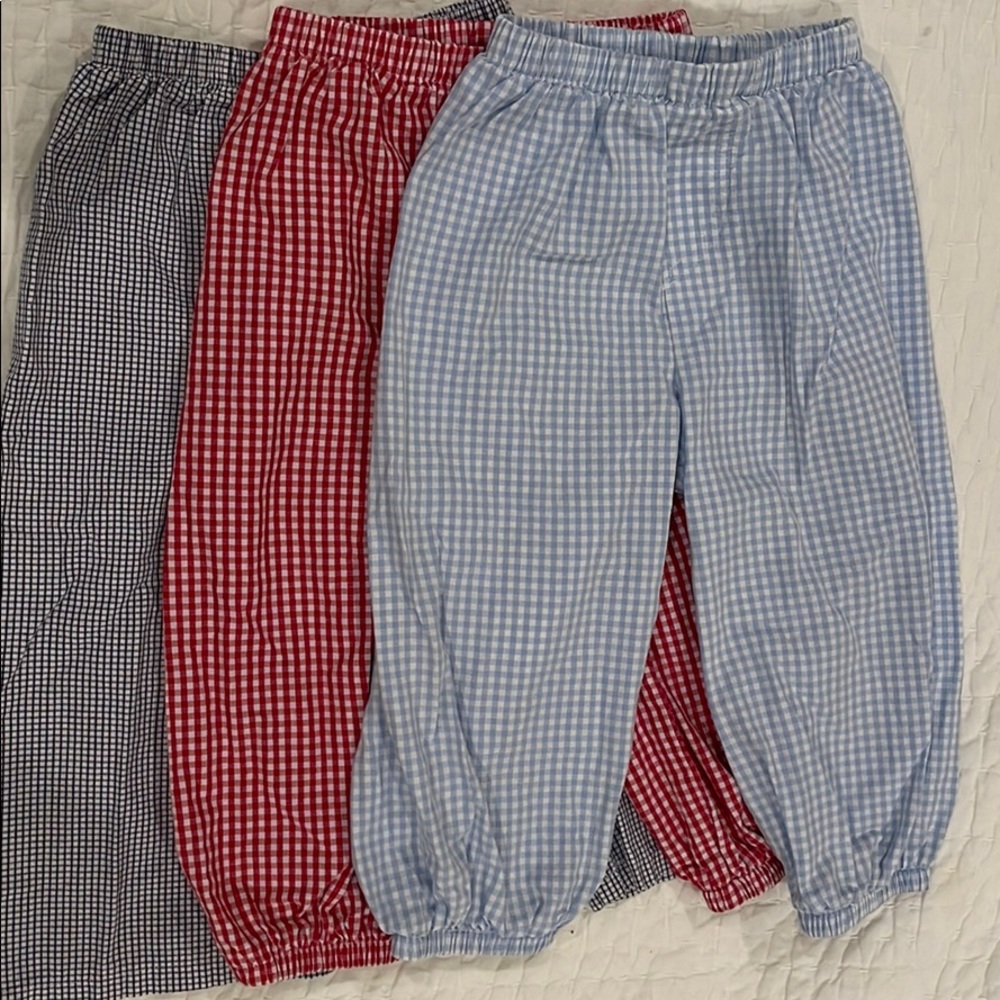 Three pairs boys pants